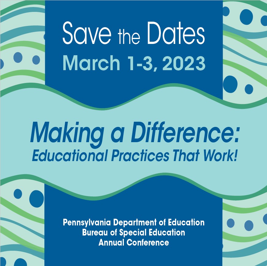 2023 PDE Conference Date Saver